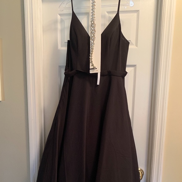 IEENA for Mac Duggal size 12 Black ball gown - Picture 1 of 11
